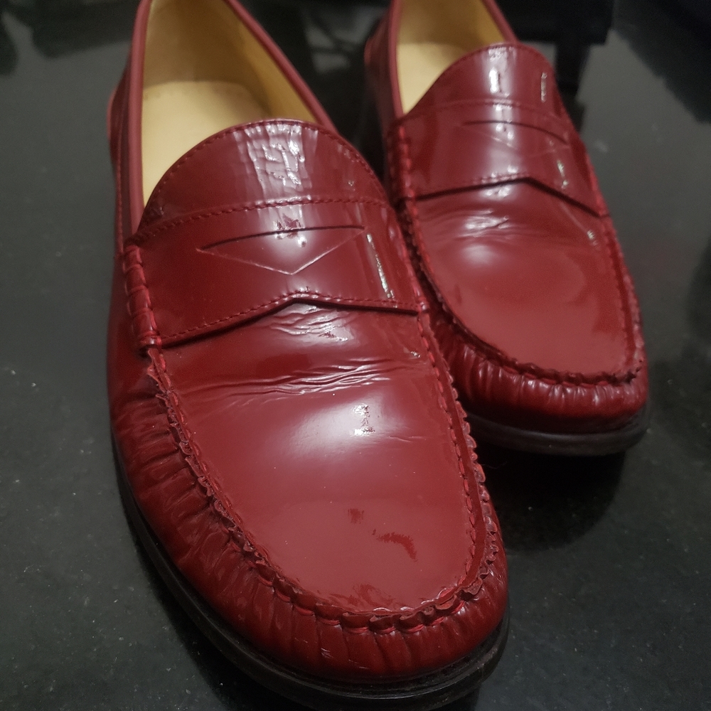 Red Cole Haan Nike Air Dress Shoes
